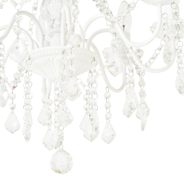 アントイン シャンデリア 8灯 ホワイト | Francfranc（フランフラン