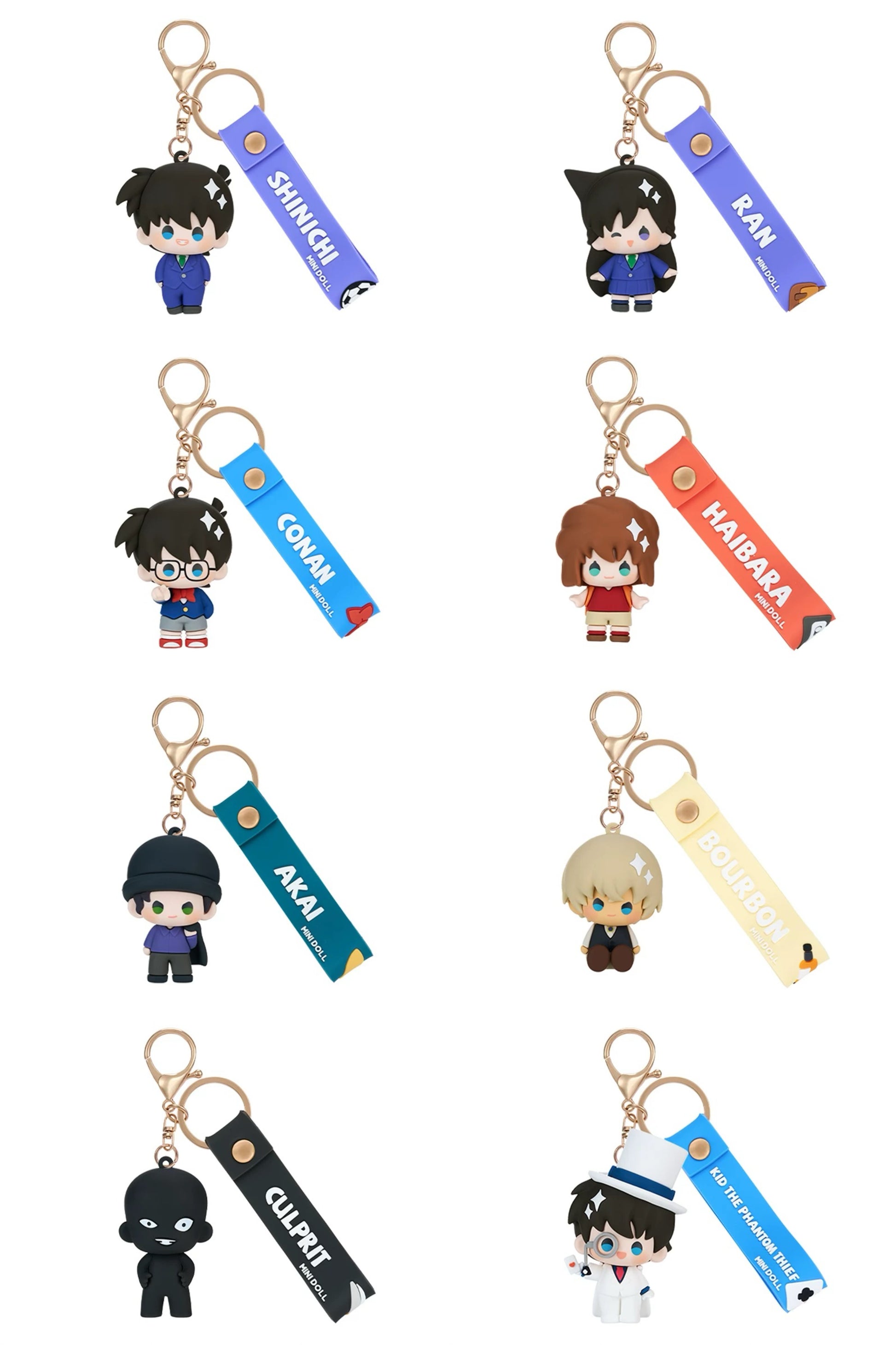 予約】名探偵コナン 中国限定 MINIDOLL 指先フィギュアキーホルダー