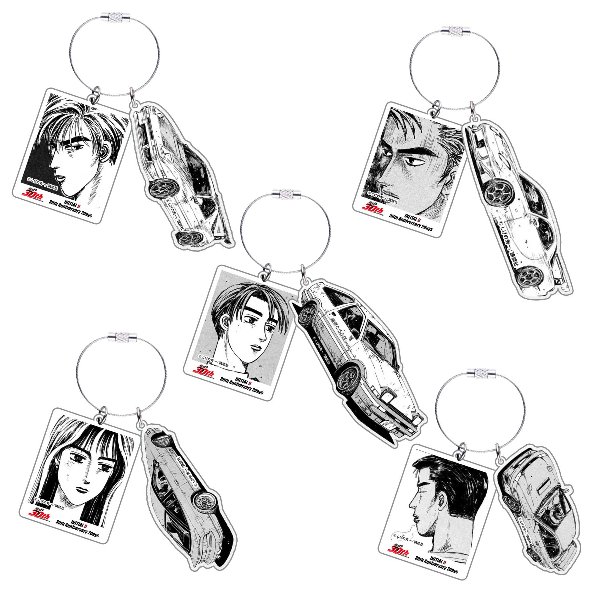 頭文字D なつきストラップ 30th anniversary 頭文字D なつきストラップ