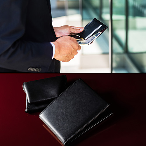 二宮五郎商店】KAWA-ORIGAMI(R)ホーウィンレザー「ロータス」カード