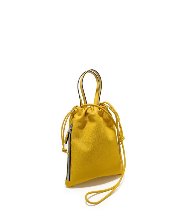 レザー巾着ミニバッグ 2WAY / ショルダーバッグ / FUJITAKA（フジタカ