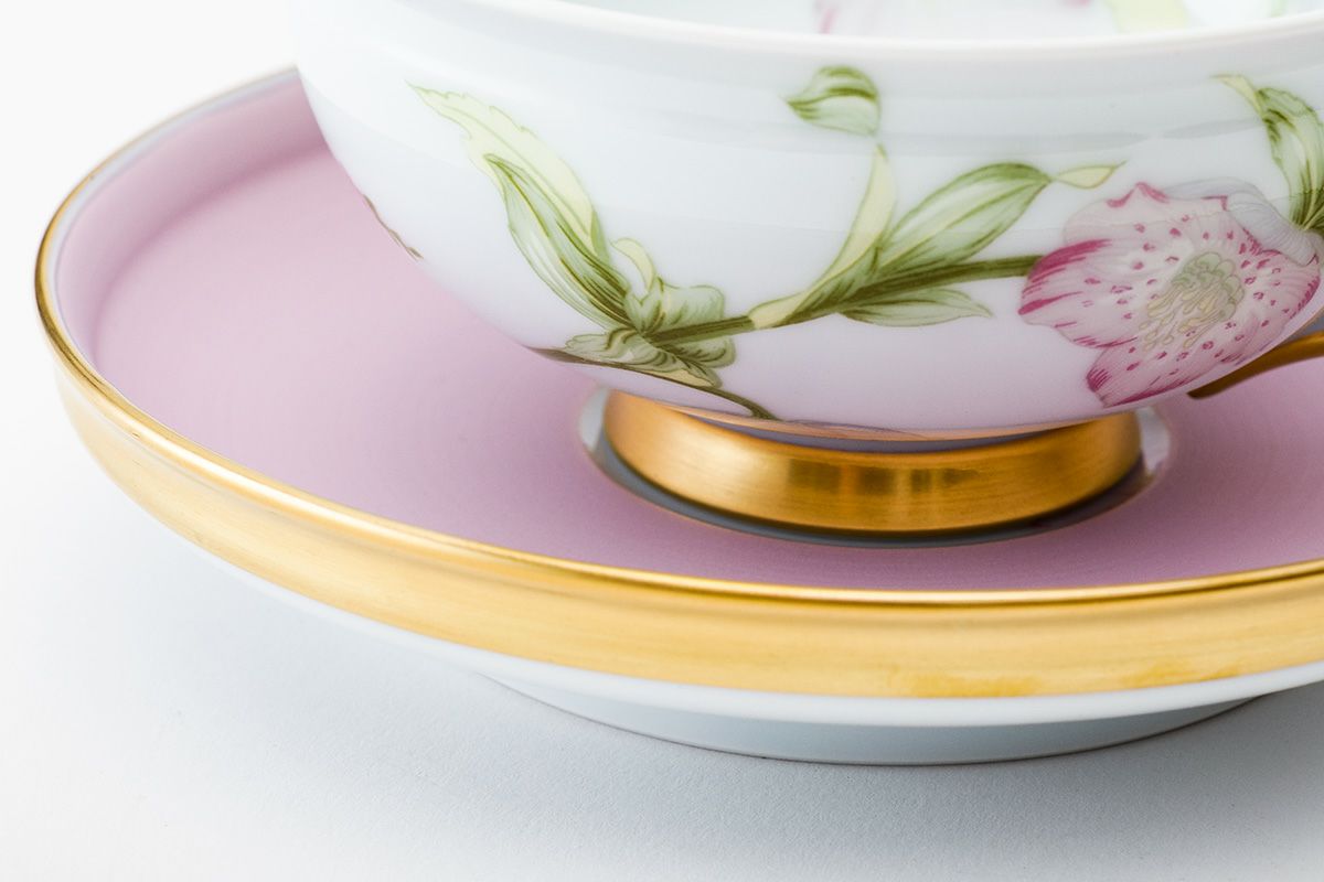 クリスマスローズ 紅茶碗皿 | 有田焼 深川製磁｜公式オンラインストア