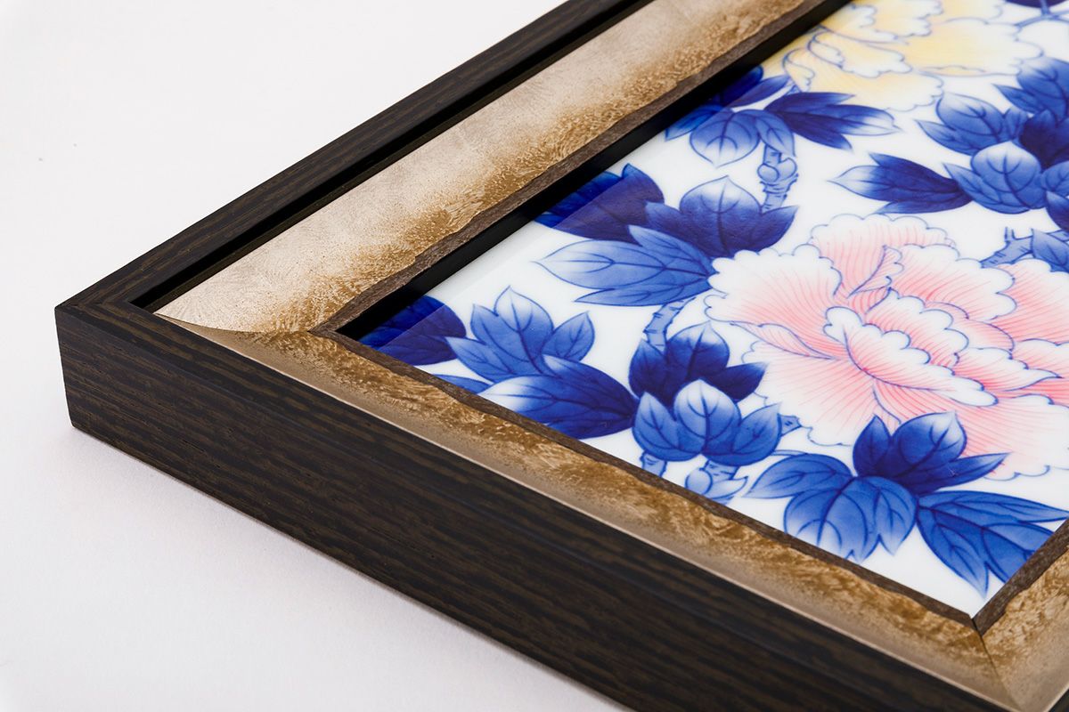 染錦牡丹 P陶額 | 有田焼 深川製磁｜公式オンラインストア