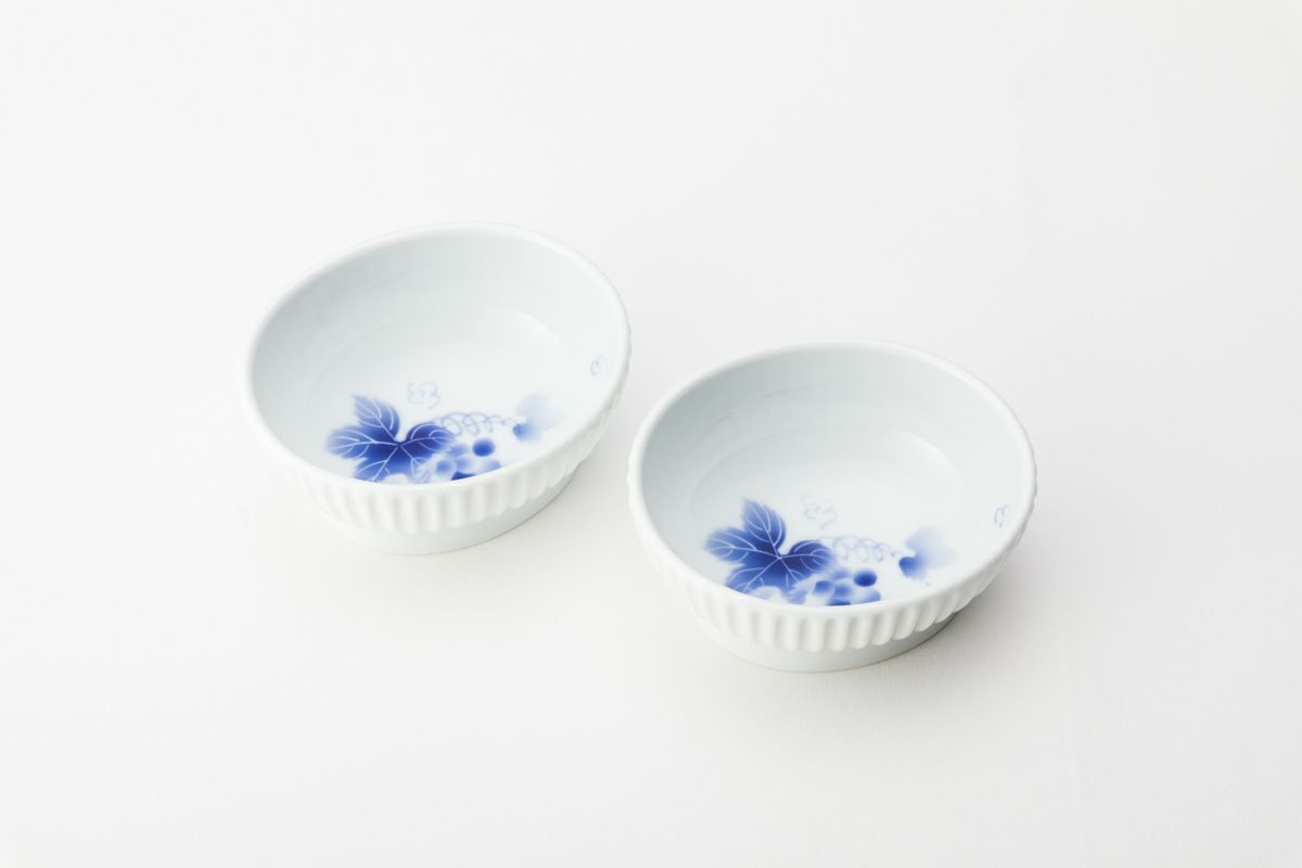 笹青磁 桔梗型中付 | 有田焼 深川製磁｜公式オンラインストア