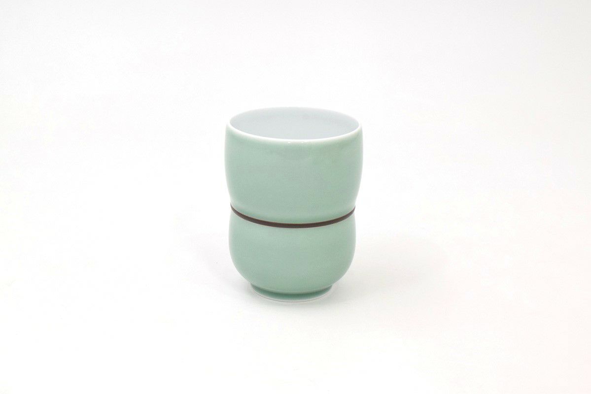 笹青磁 杵型湯呑 | 有田焼 深川製磁｜公式オンラインストア