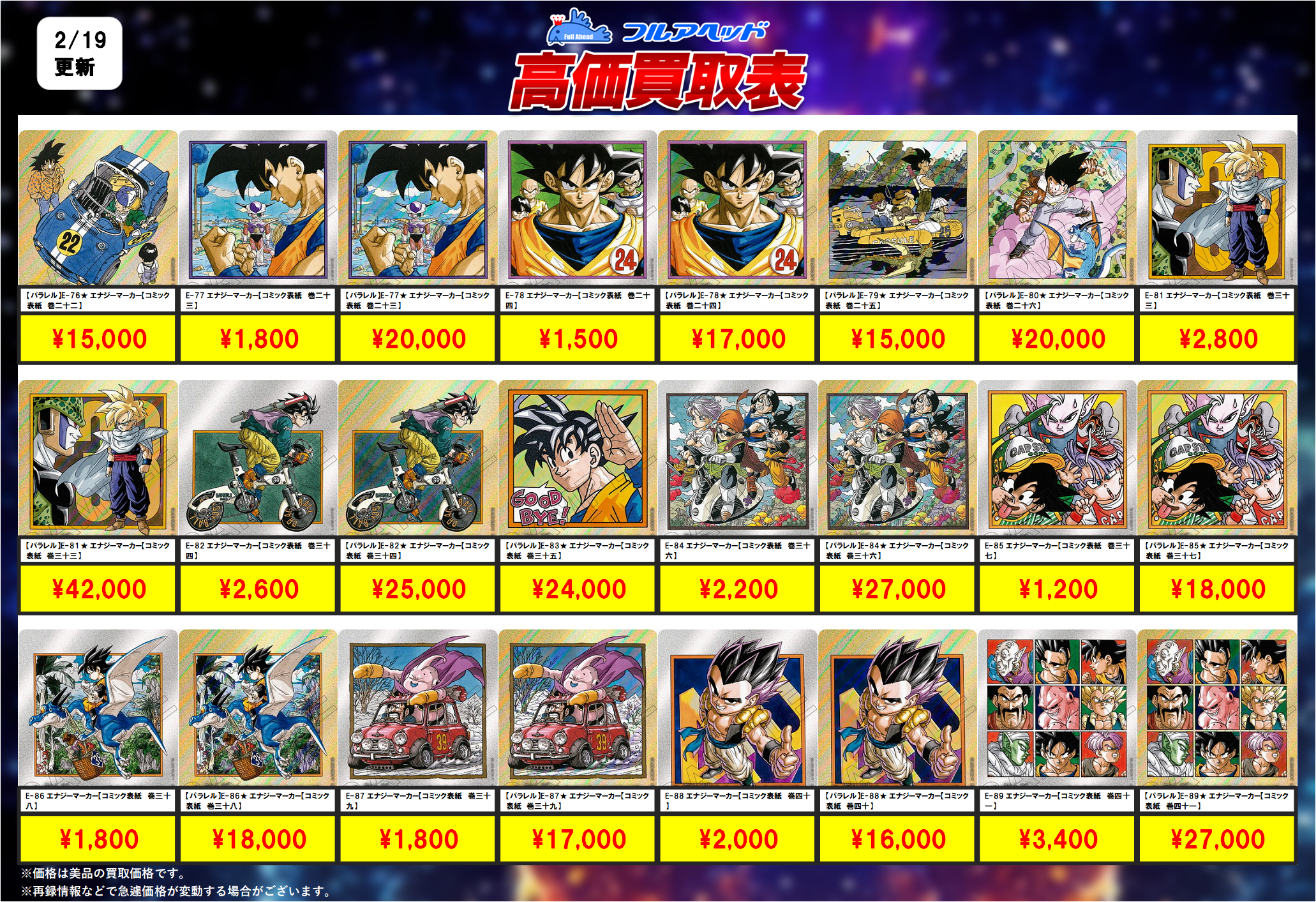 ドラゴンボールスーパーカードゲーム フュージョンワールド – 【フル