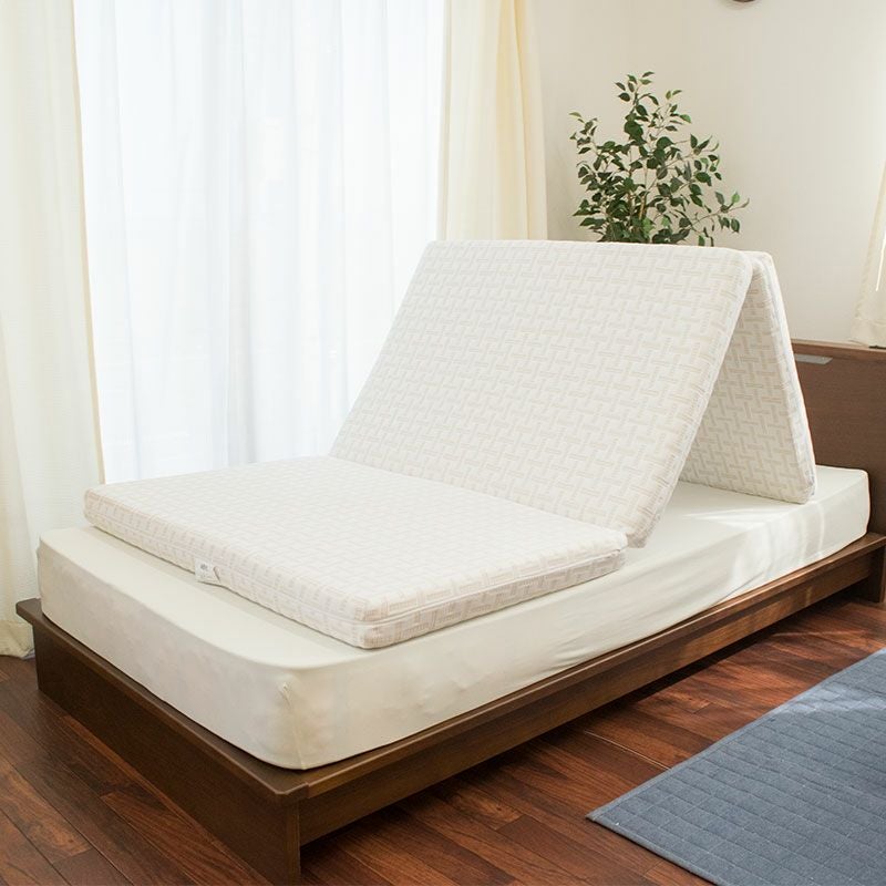 西川 Afit（アフィット） シングル 三つ折り マットレス 折りたたみ