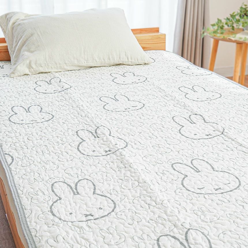 西川 敷きパッド ミッフィー 水洗い 綿100% シングル | ねごこち本舗