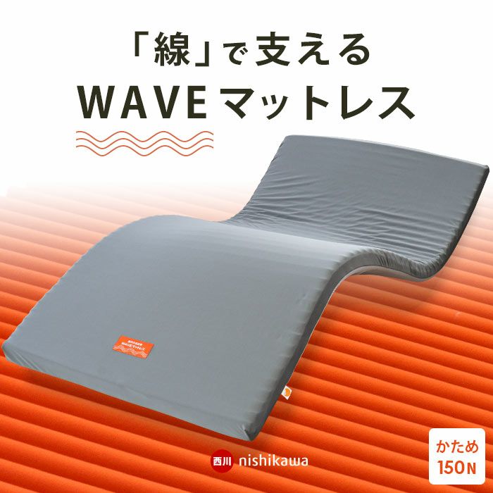 西川 マットレス 高反発 WAVE丸巻きタイプ ダブル 140×195cm | ね