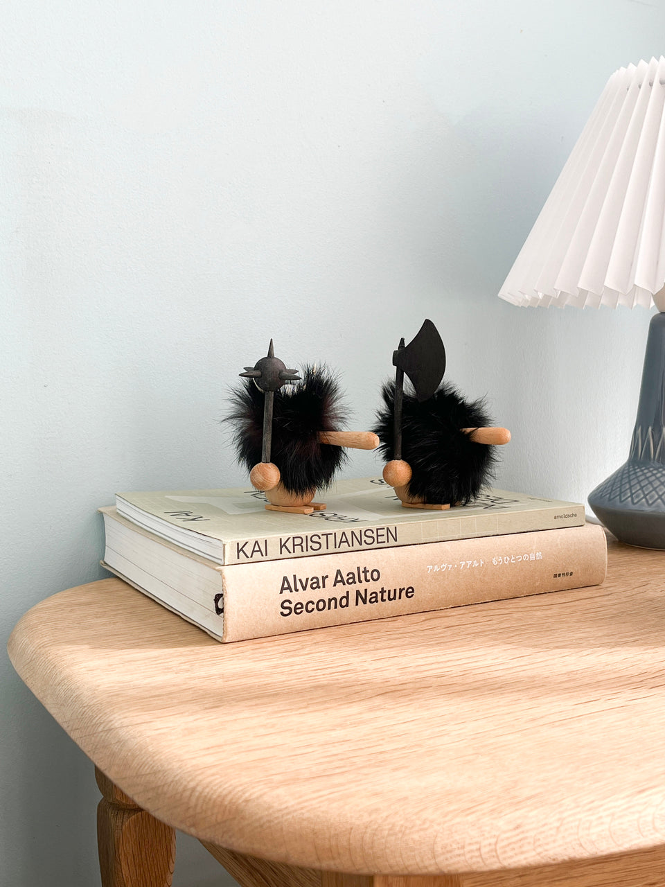 デンマークヴィンテージ 木製 ヴァイキング オブジェ 人形 北欧