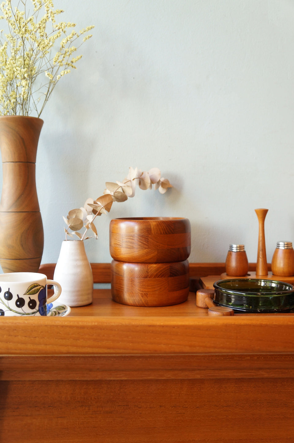 デンマークヴィンテージ ボウル チーク材/Kjeni Teakwood Bowl Danish