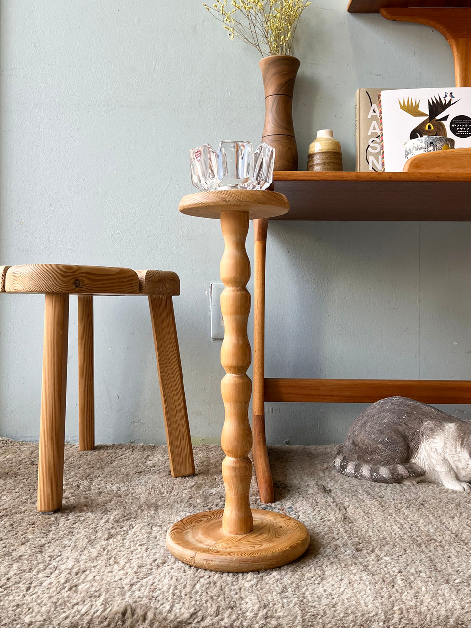 デンマーク プラントスタンド パイン材 北欧インテリア/Pinewood Plant