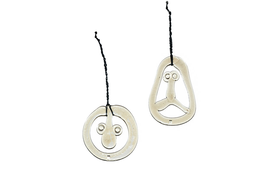 カガミクリスタル ガラス オーナメント 壁掛け インテリア レトロ