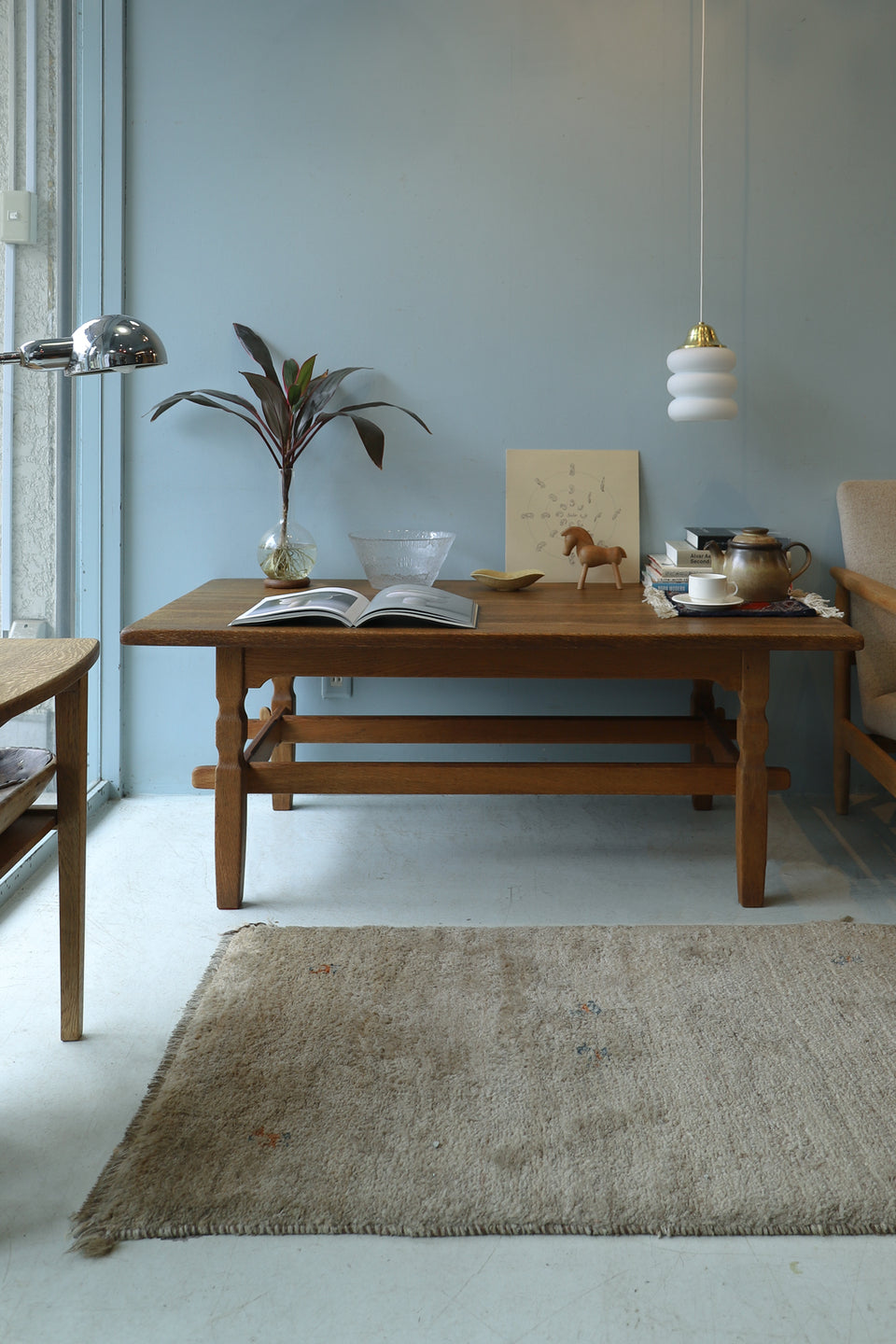 デンマーク ヴィンテージ センターテーブル ナチュラル 北欧家具