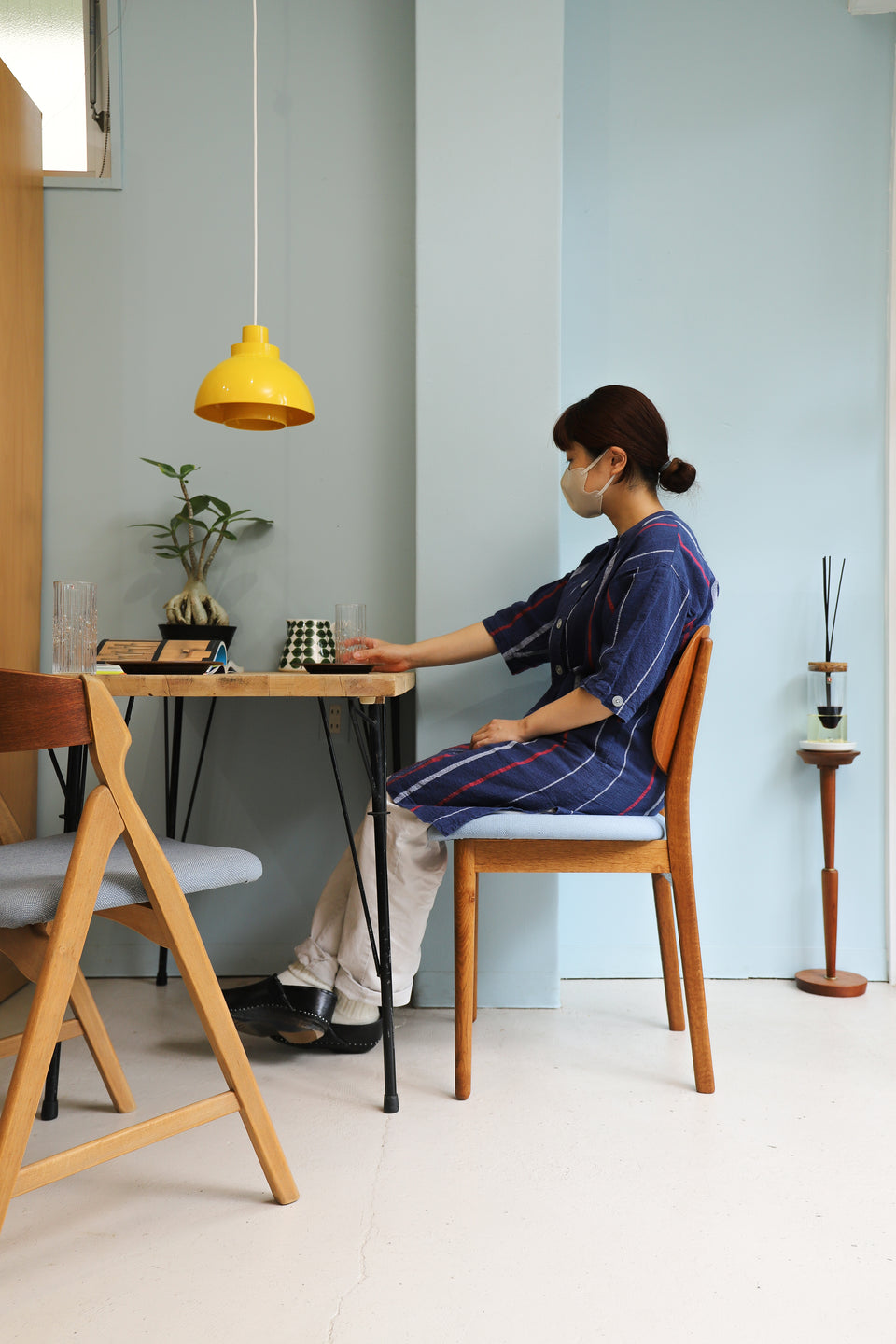 デンマークヴィンテージ ダイニングチェア プライウッド 北欧家具