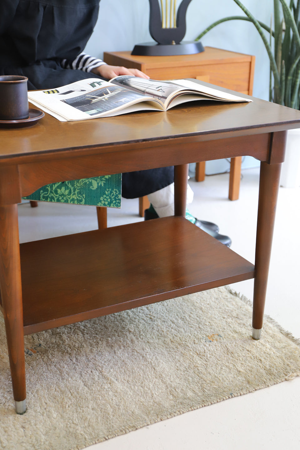 アメリカヴィンテージ サイドテーブル ミッドセンチュリー レトロ