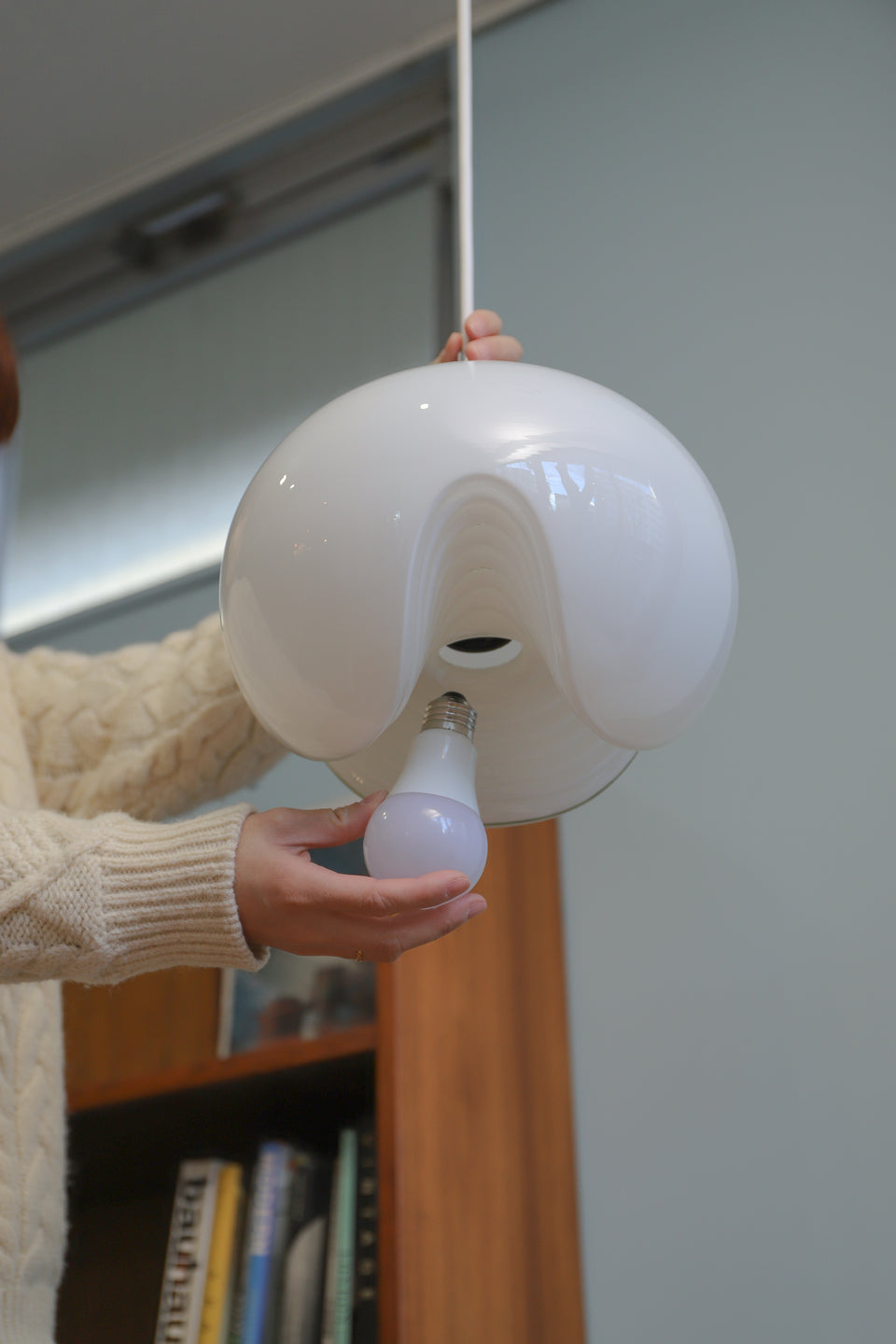 ドイツヴィンテージ パイル＆プッツラー ペンダントライト ガラス