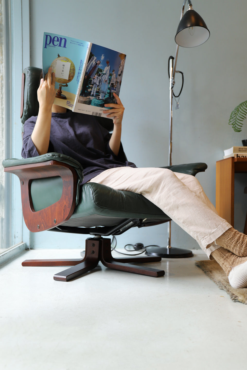 デンマークヴィンテージ ケべ パーソナルチェア 1Pソファ/Danish