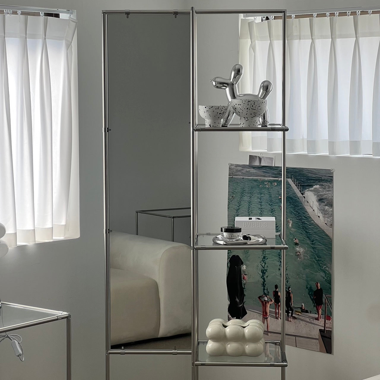 Tool Stand Mirror Rack