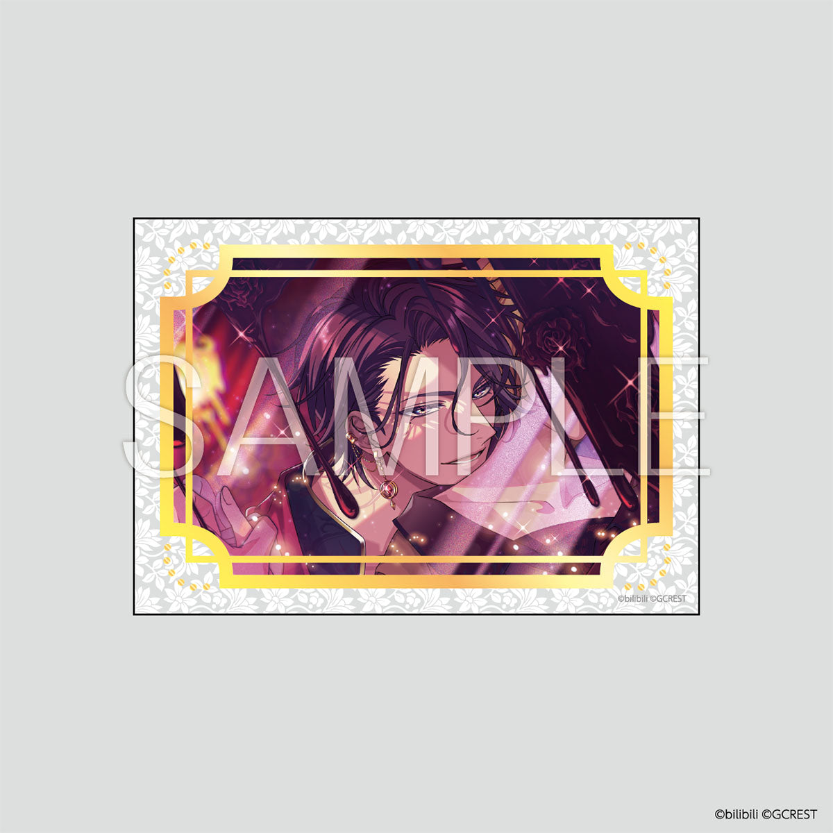 夢職人と忘れじの黒い妖精 Sweet Fes 箔押しクリアカード（ブラインド