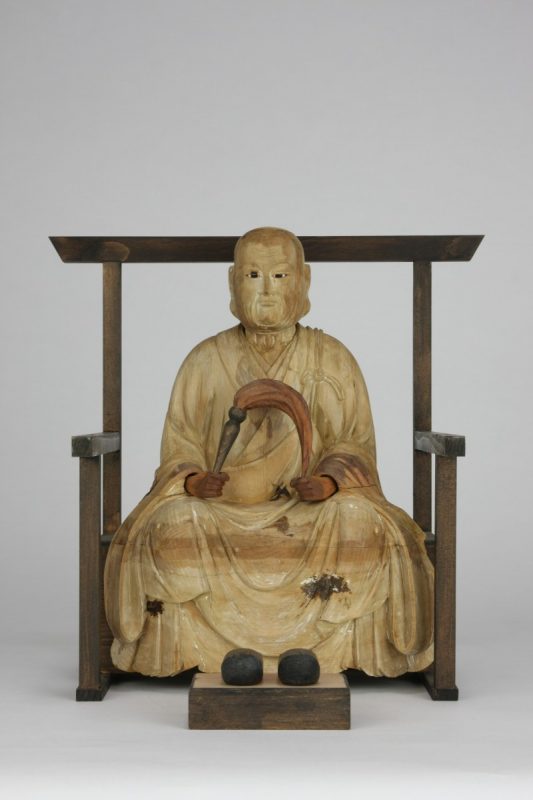 達磨大師、大権修利菩薩、開山、その他祖師像を修復させていただきまし