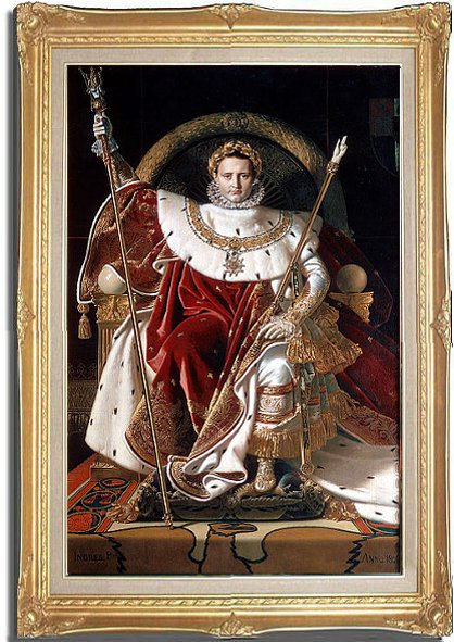 王座のナポレオン一世 アングル 絵画販売 複製画