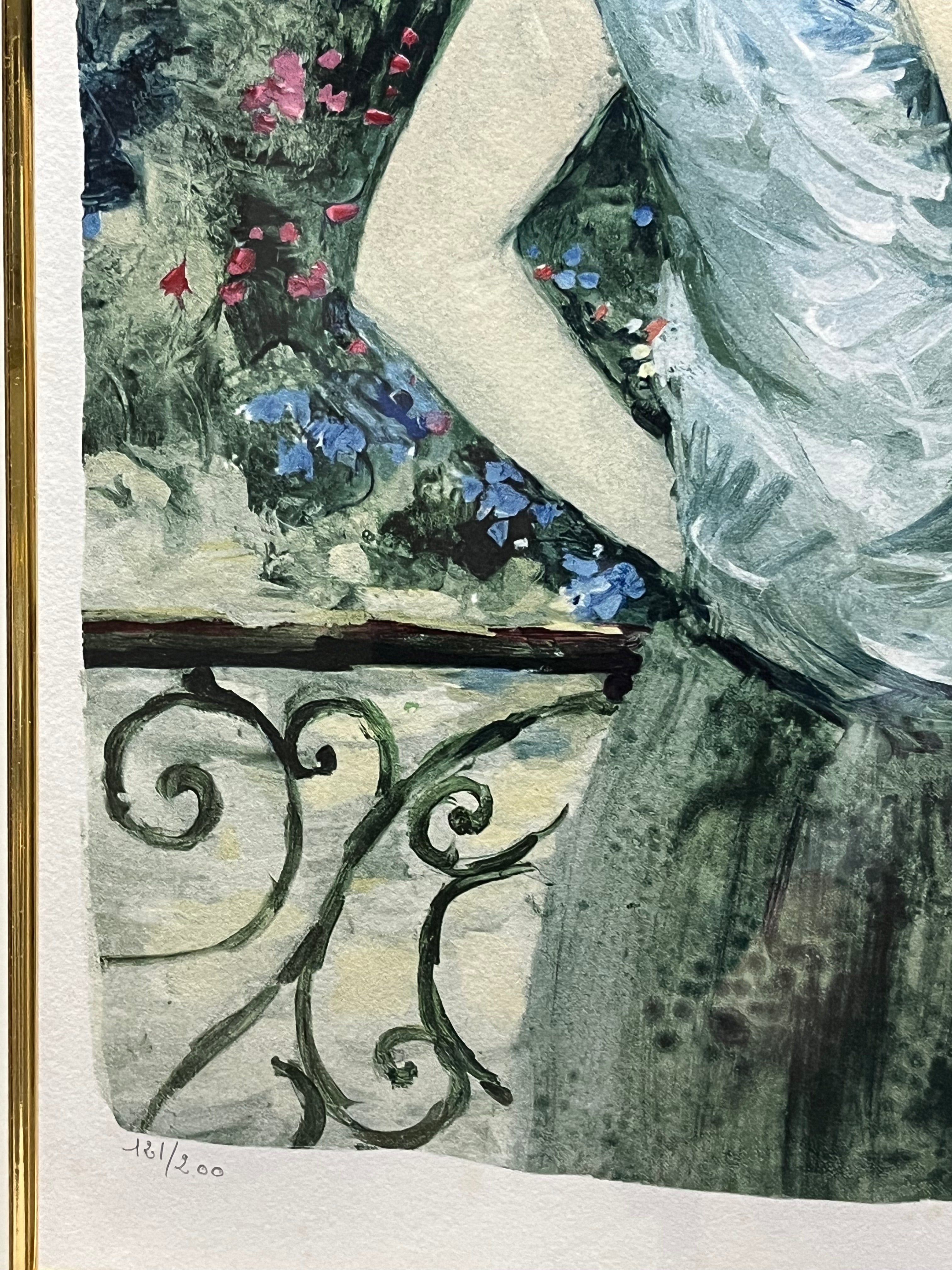 ベルナール・シャロワ「セーヌの岸辺」リトグラフ | ギャラリーK