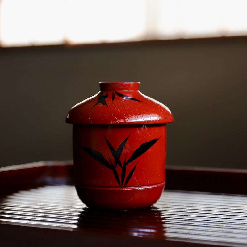 漆匠 仁和春象 朱竹節小吸物椀 10客揃 共箱 – Gallery Nisui