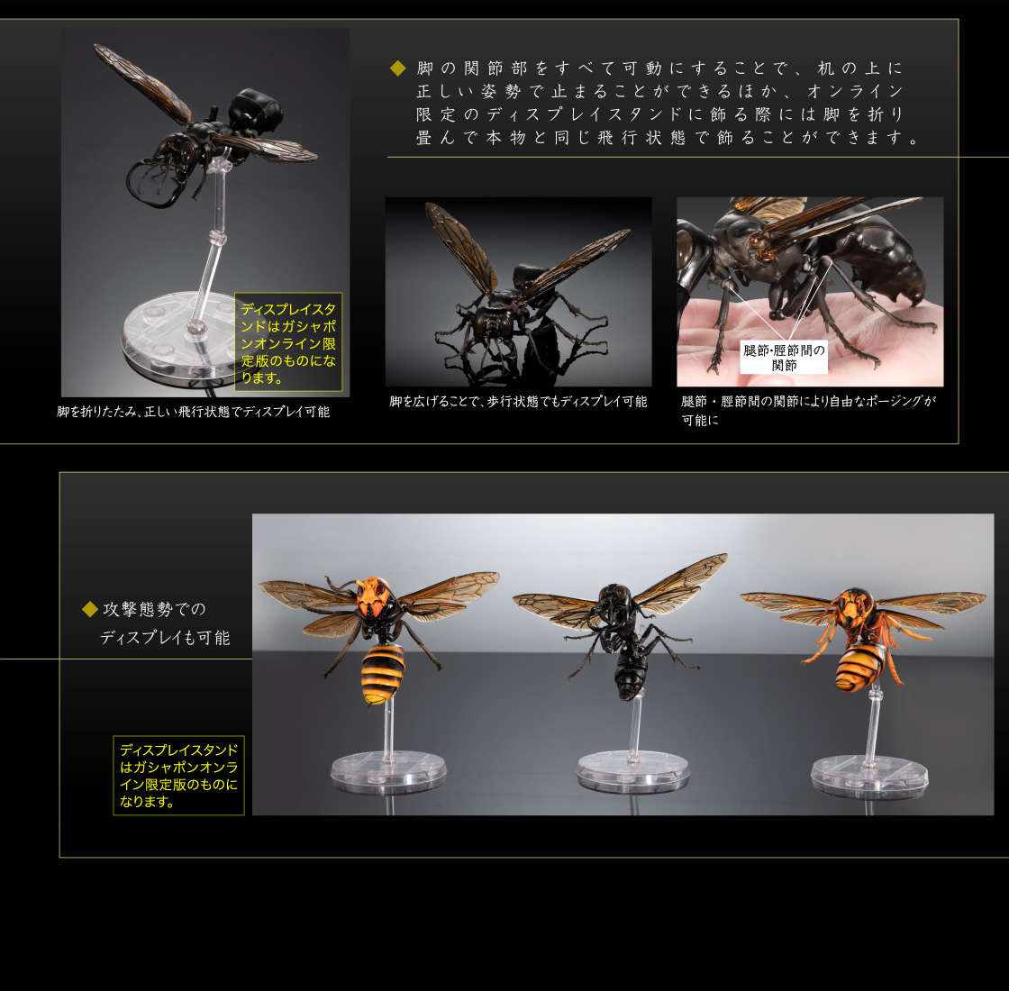 いきもの大図鑑アドバンス スズメバチ｜いきもの大図鑑｜ガシャポン