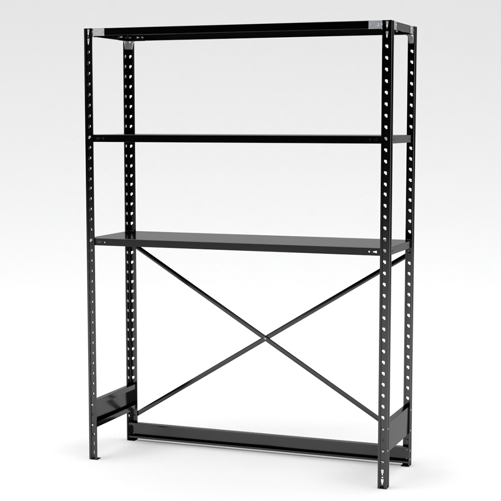 抗菌ABラック 下段開放タイプ 幅151.2×奥行46.2×高さ210cm (スチール