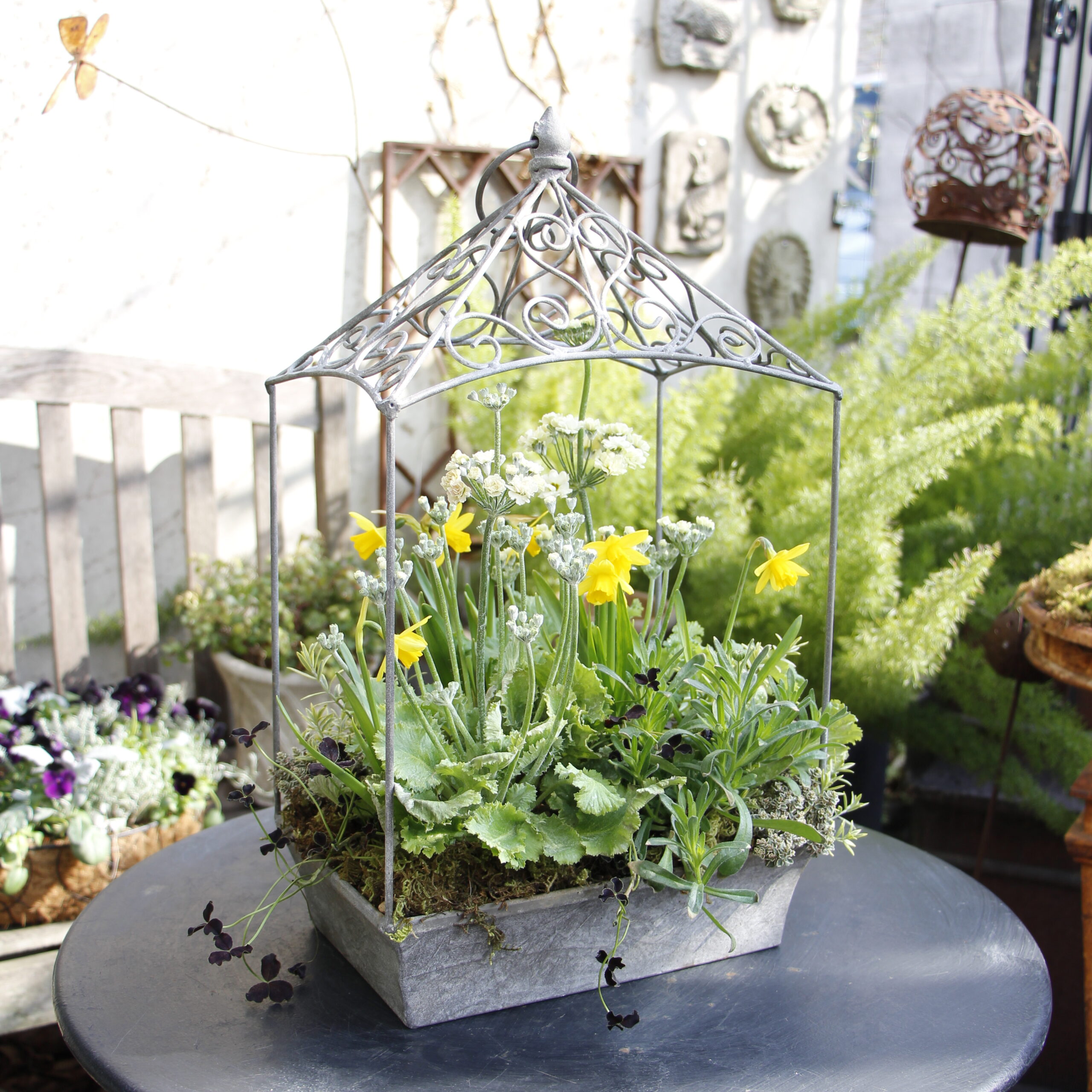 GARDENS 1day lesson 鳥かごの寄せ植え 4/4(Sat) - GARDENS