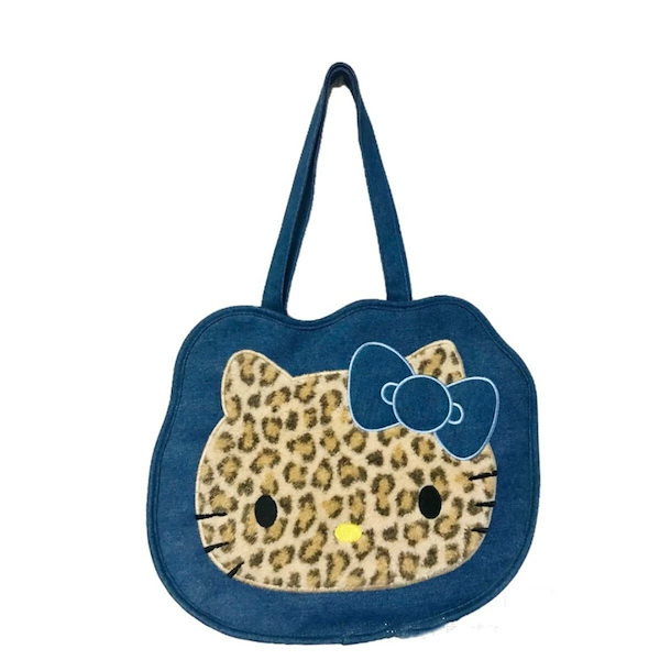 Qoo10] サンリオハローキティレトロデニムヒョウ柄