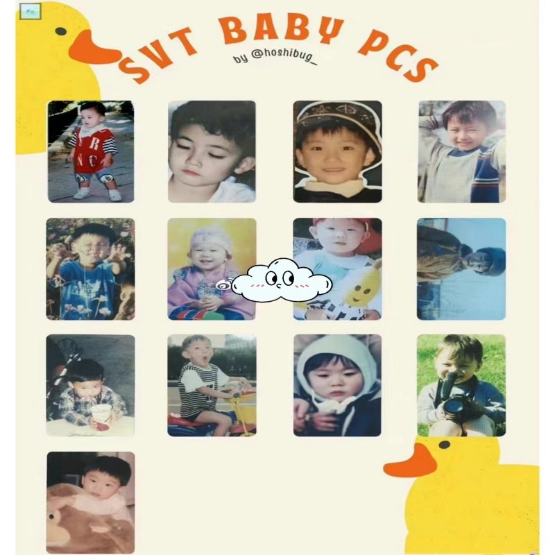 Qoo10] SEVENTEEN 幼少期トレカ メンバ : KPOP