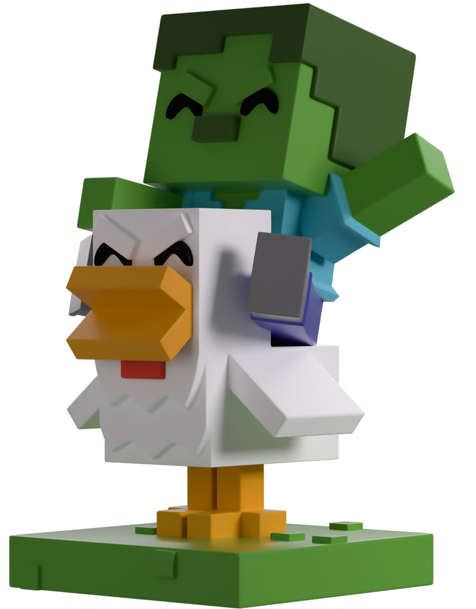 Youtooz マインクラフト フィギュア（チキンジョッキー） – インフォ