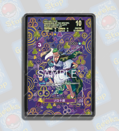 Roronoa Zoro SP OP09 | PSA CGC Beckett Extended Art Display Case