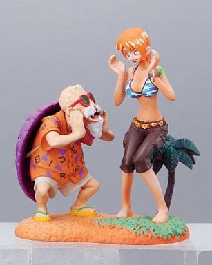 Dragon Ball - Trading Figure - Nami & Luffy & Master Roshi (Kame