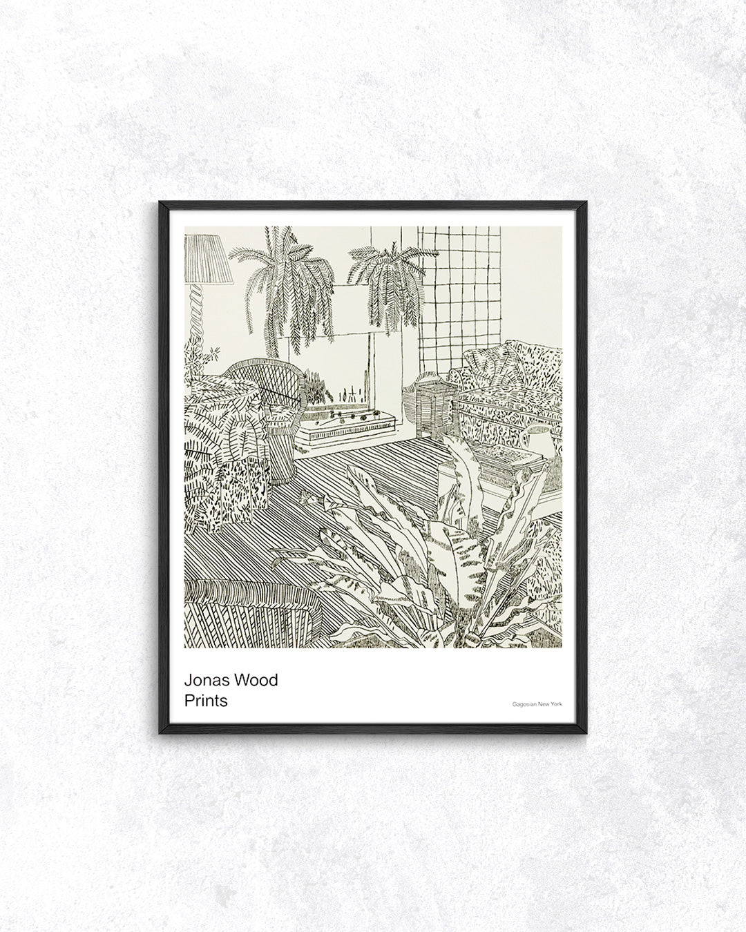 8 Etchings（detail）, 2004ポスター【 Jonas Wood│ジョナス・ウッド