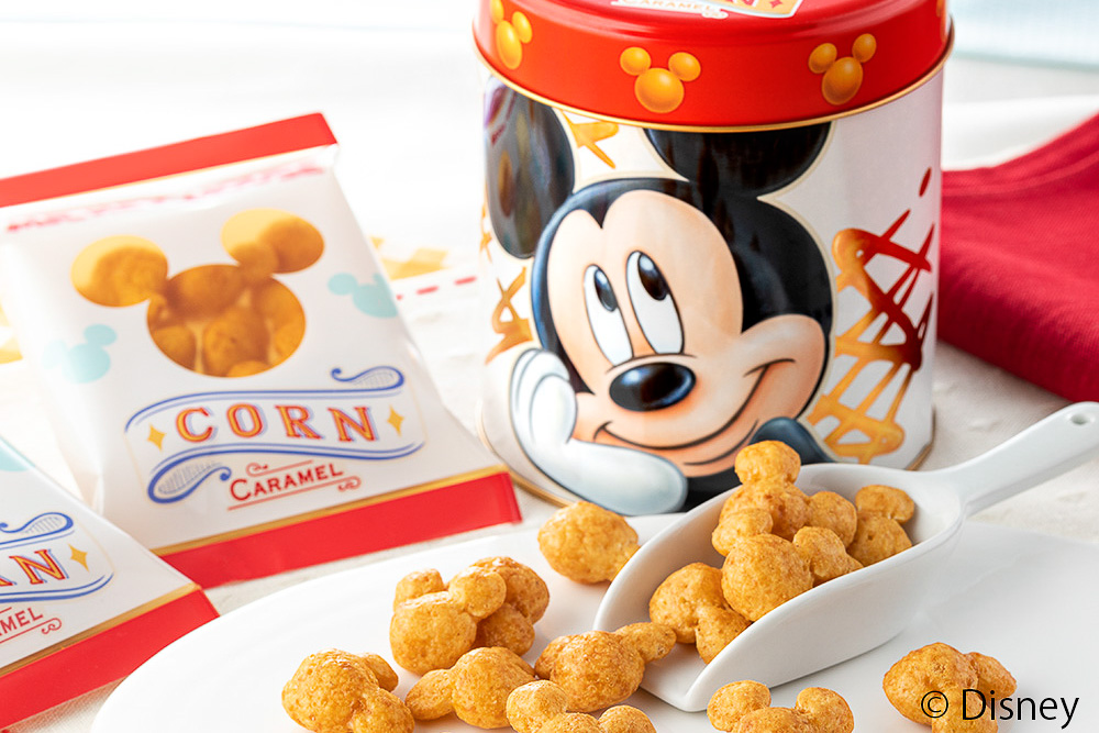 ミッキーの3Dシルエットがかわいい「ミッキーマウス/コーン キャラメル