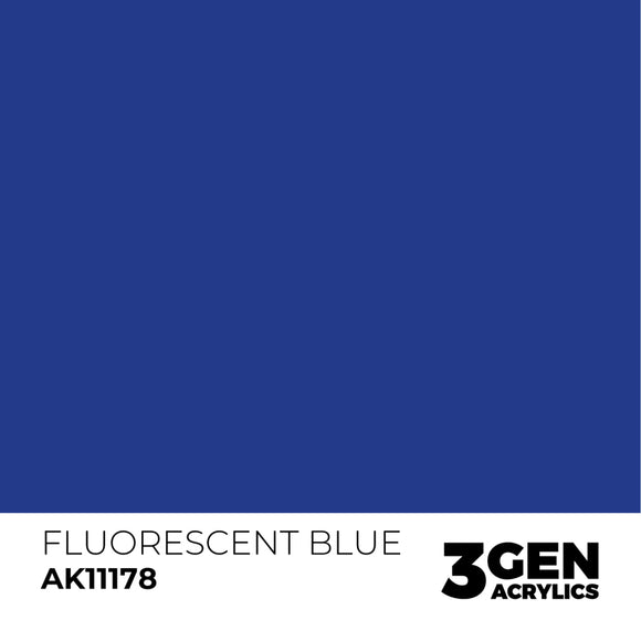 AK Interactive 3GEN: Fluorescent Blue (17ml) (AK11178) – Gnomish