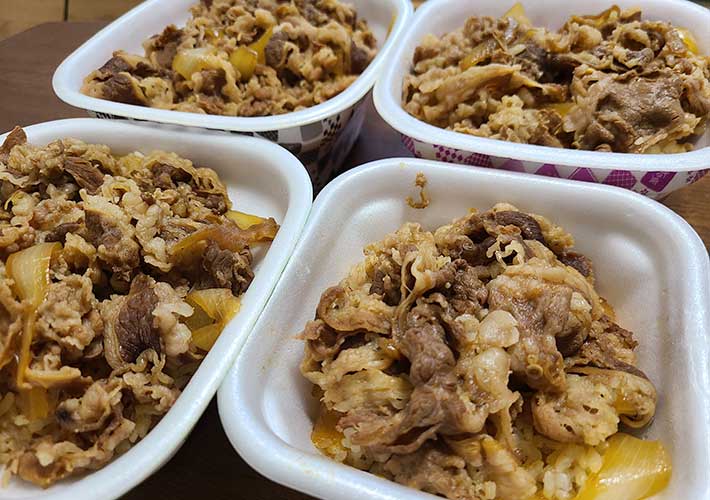 すき家の牛丼のサイズは全7種類 ミニから始まりキングに終わる 一番