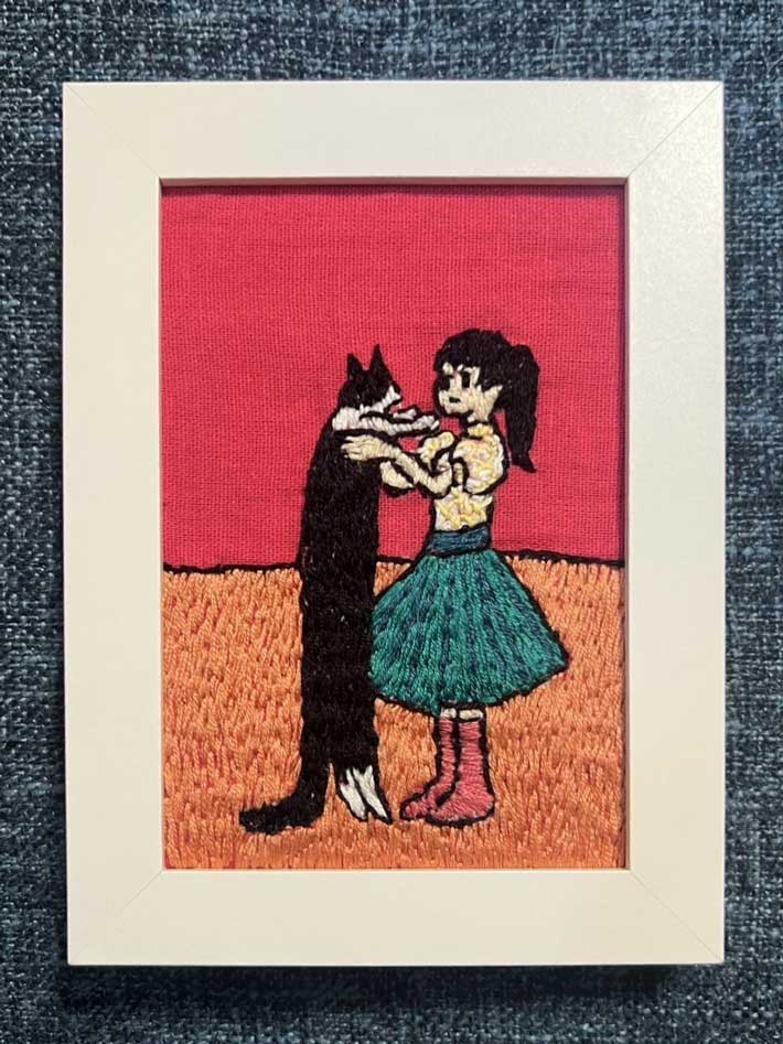 娘のイラストを見て、母が… 完成したものに「芸術一家すぎる」「一生