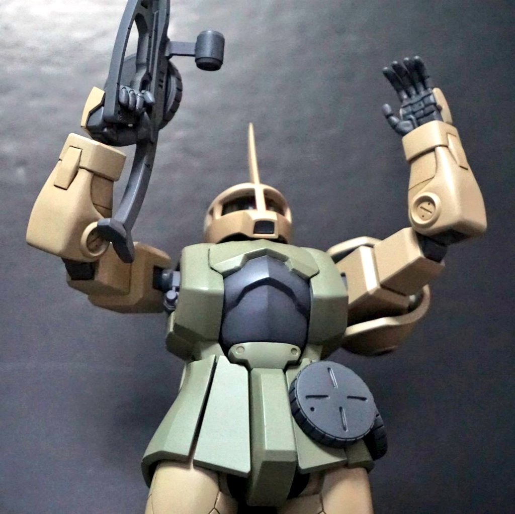 MG 1/100 ザクⅠ(トップ機)｜もっちさんのガンプラ作品｜GUNSTA