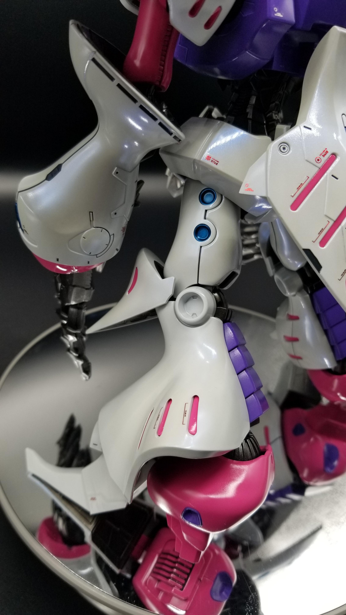 MG 1/100 キュベレイダムド (ハマーンカラー)｜かひろさんのガンプラ