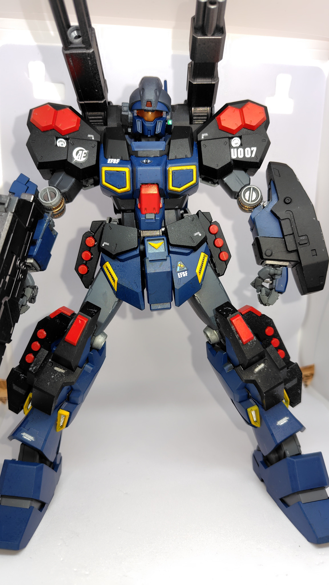 MGジェスタキャノン ティターンズカラー｜ウナギさんのガンプラ作品