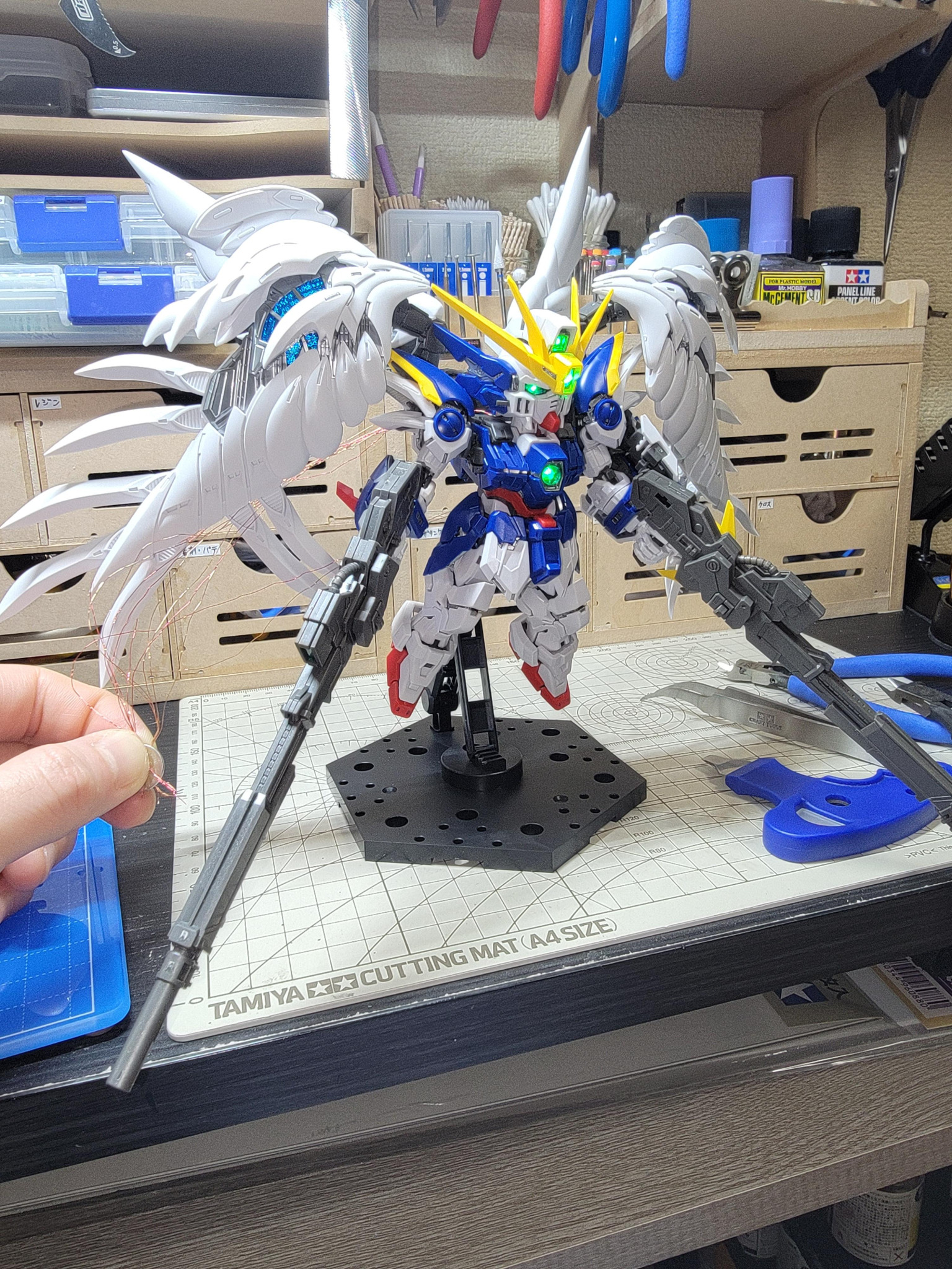 MGSDウイングガンダムゼロEW｜全自動卵割り機さんのガンプラ作品
