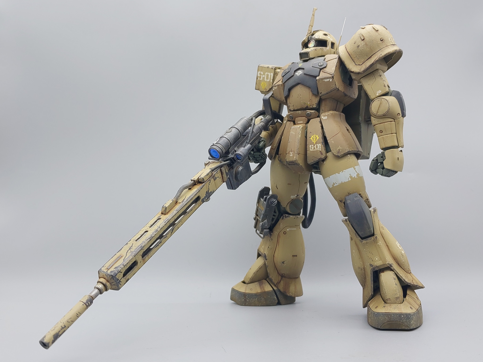 1/100 MS-05L ザクⅠ スナイパータイプ｜@dagored00さんのガンプラ作品