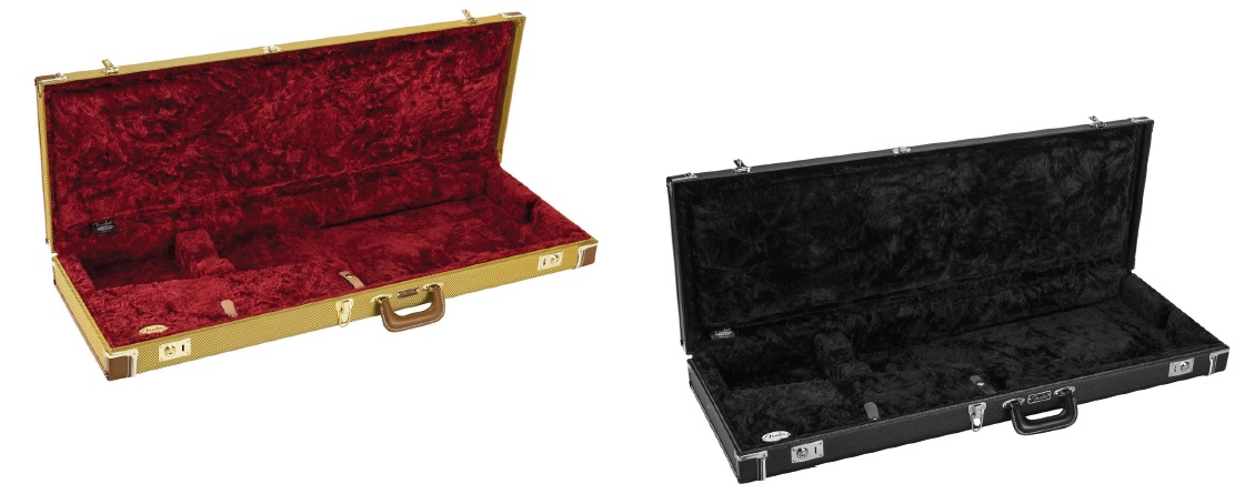 ハードケース】Fenderからツイード、ブラックビニール包装の3プライ