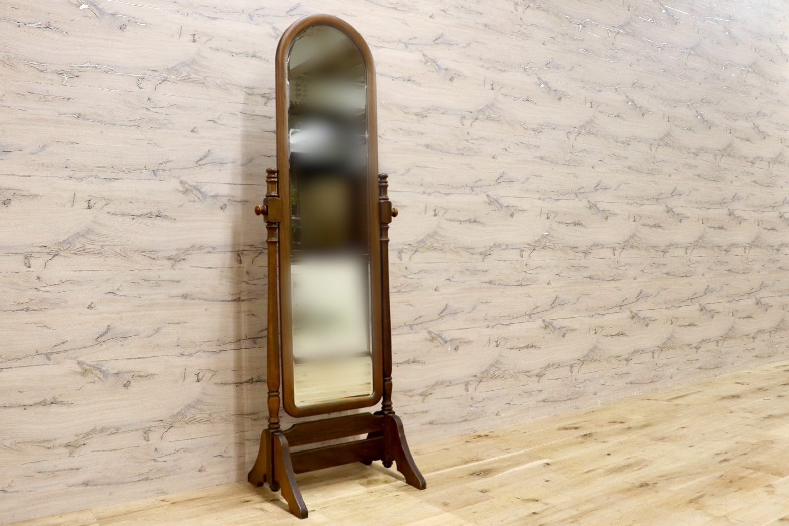 GMHK605○karimoku / カリモク コロニアル ミラー 姿見 全身鏡