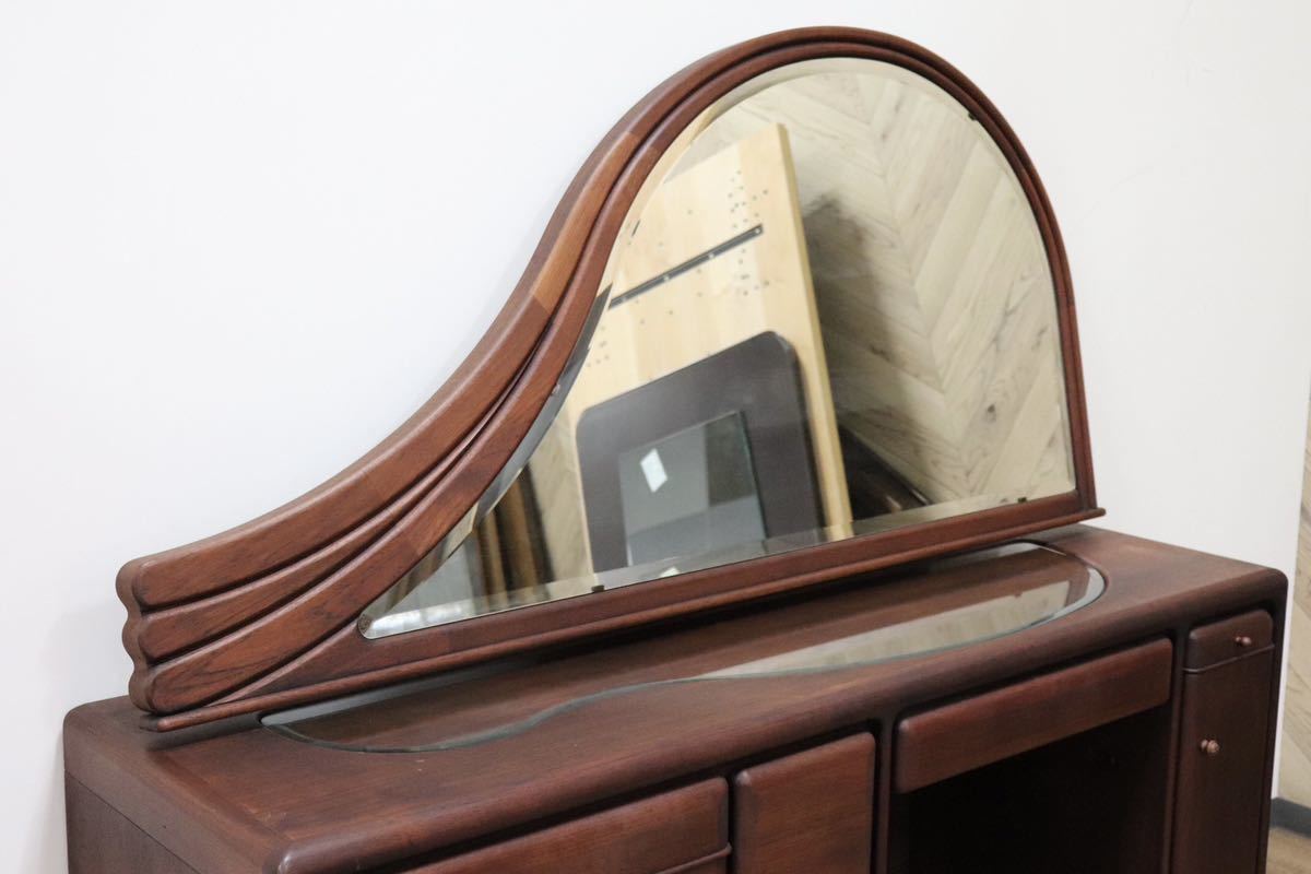 GMGK280○工房家具 和製ヴィンテージ ドレッサー 鏡台 化粧台 メイク台