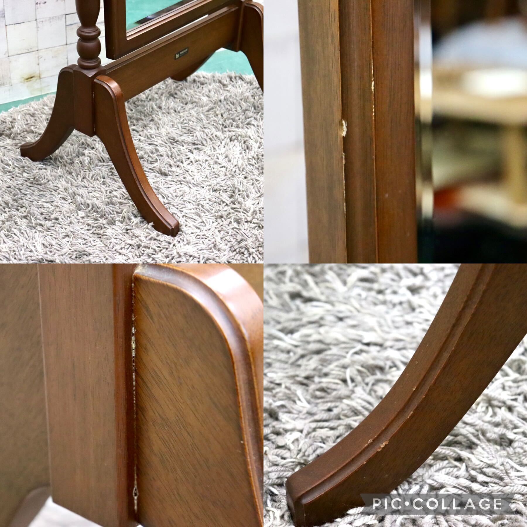 GMGS136○maruni / マルニ 地中海 スタンドミラー 全身鏡 姿見